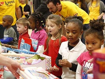toy drive for kids at okc elementary school