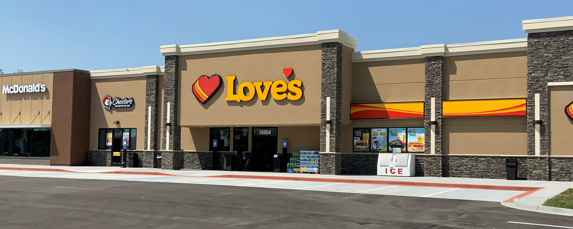 Front of Love's Travel Stop