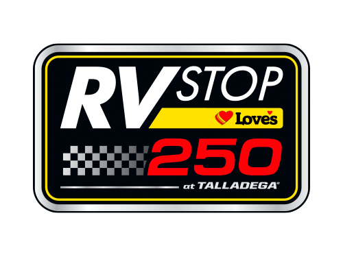 Love's RV Stop 250 at Talladega race logo