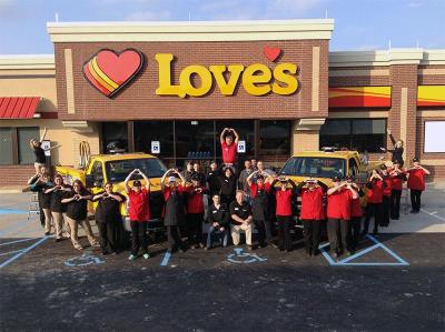 Love's opening in Sadieville, Kentucky