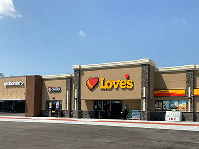Front of Love's Travel Stop