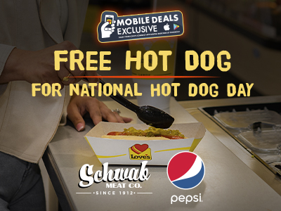 A graphic for National Hot Dog Day on July 19