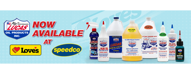 lucas oil products at loves and speedco