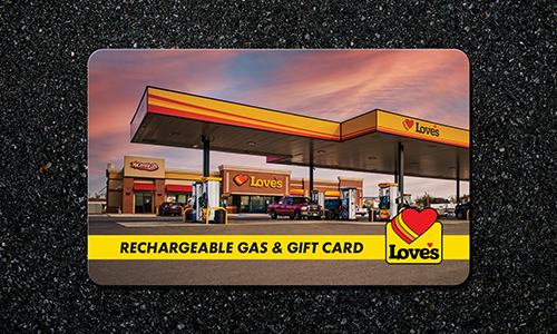 A Love's Travel Stops gift card.