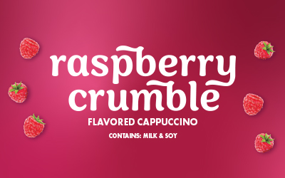 Love's latest cappuccino offering - Raspberry Crumble