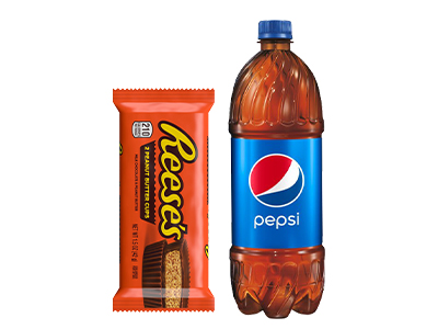 A Reese's and Pepsi