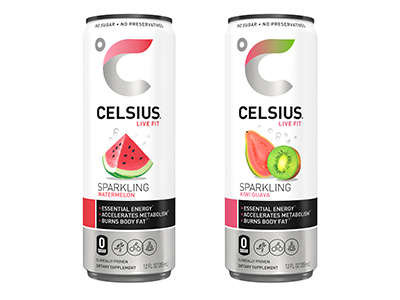 Two Celsius 12oz Energy Drinks