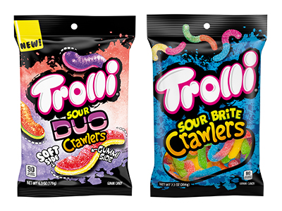 Two packages of Trolli's