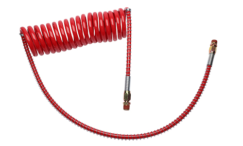 Amarillo Supply Co. Red Coiled Hose